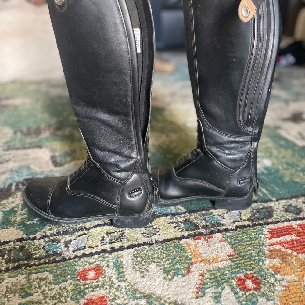 Kids Black Riding Boots